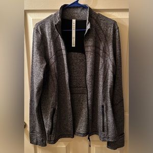 Lululemon Define Jacket Luon Heathered Black size 18 NWT